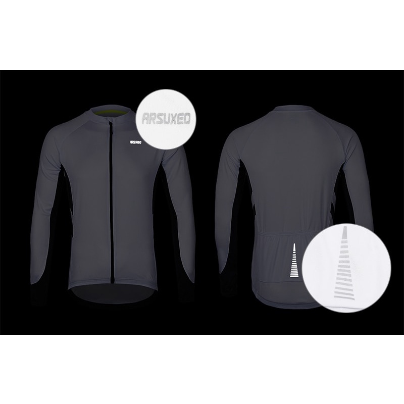 Áo Đua Xe Đạp Leo Núi/Xe Đạp Đường Trường ARSUXEO 6030 Thoáng Khí Chống Tia UV Cho Nam