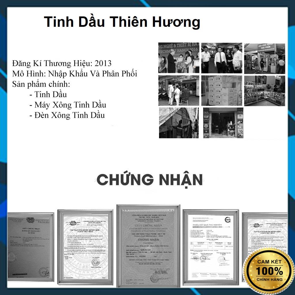 Tinh Dầu Thơm Phòng Thiên Nhiên Nguyên Chất Thiên Hương 100ml, Có Kiểm Định Quatest Đuổi Muỗi Khử Mùi Phòng