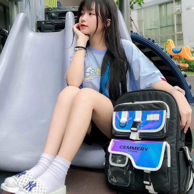 [HÀNG CAO CẤP] Balo Local Brand CEMMERY Phản Quang Và Hologram Đi Học, Đi Chơi Thời Trang Chống Nước