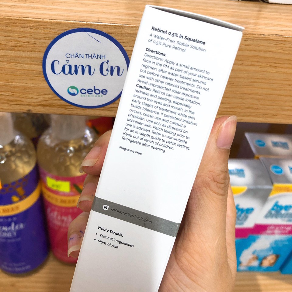 Serum chống lão hóa The Ordinary Retinol 0.5% in Squalane