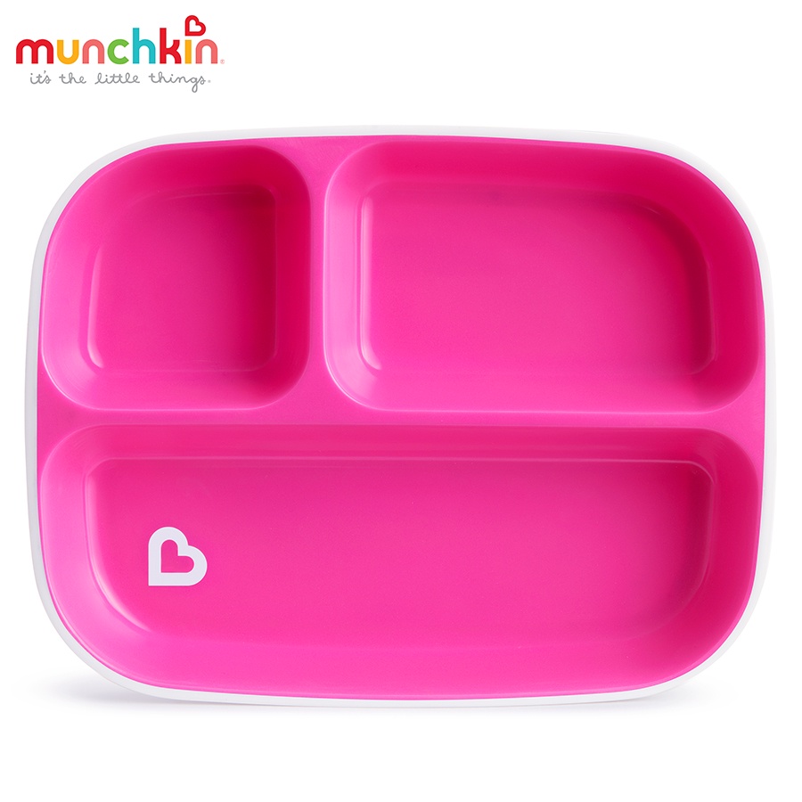 Bộ 2 Đĩa Chia Ngăn Chống Trượt Munchkin Hoa Kỳ - Jokids Store