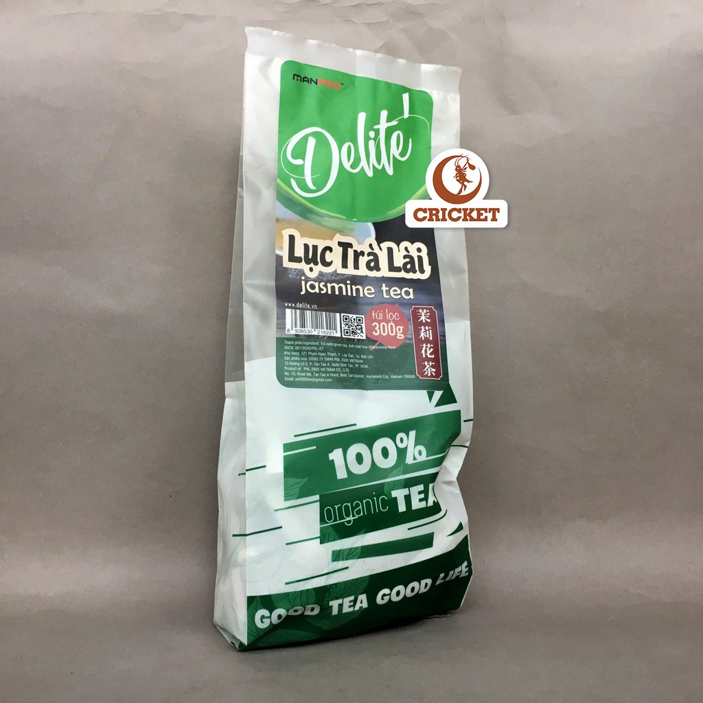 Lục Trà Lài túi lọc CAO CẤP DELITE (300g) _ Hàng Chất Lượng Đủ Chuẩn Xuất Khẩu - Nguyên liệu trà sữa hảo hạng | BigBuy360 - bigbuy360.vn