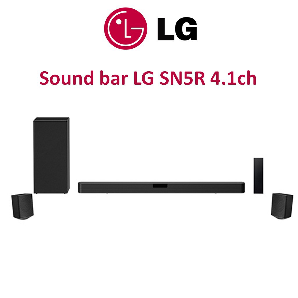 [Mã ELHACE giảm 4% đơn 300K] Loa thanh Soundbar LG 4.1 SN5R (520W)