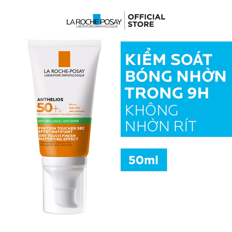 Bộ sản phẩm chống nắng toàn diện và làm sạch La Roche-Posay Anthelios Dry Touch