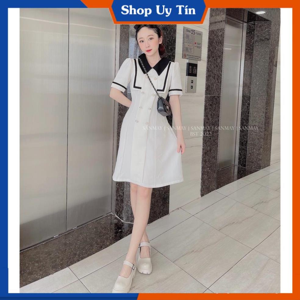 Đầm Suông Công Sở Nữ Đẹp  Váy Dự Tiệc Cổ Sơ Mi Dáng Xòe Sang Trọng, Thanh Lịch VD023 | BigBuy360 - bigbuy360.vn