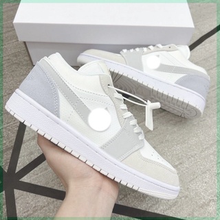 Giày  Trắng Xám  Cổ Thấp Gót Xanh xám Sneaker Nam Nữ Thời Trang full size 36 - 43 Full Box Bill