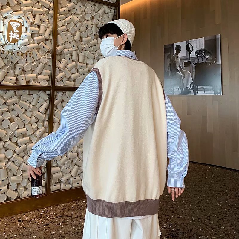 Áo len không tay cổ chữ V thời trang dành cho nam fashion bigsize áo len nữ kiểu hàn quốc áo len nam hàn quốc unisex