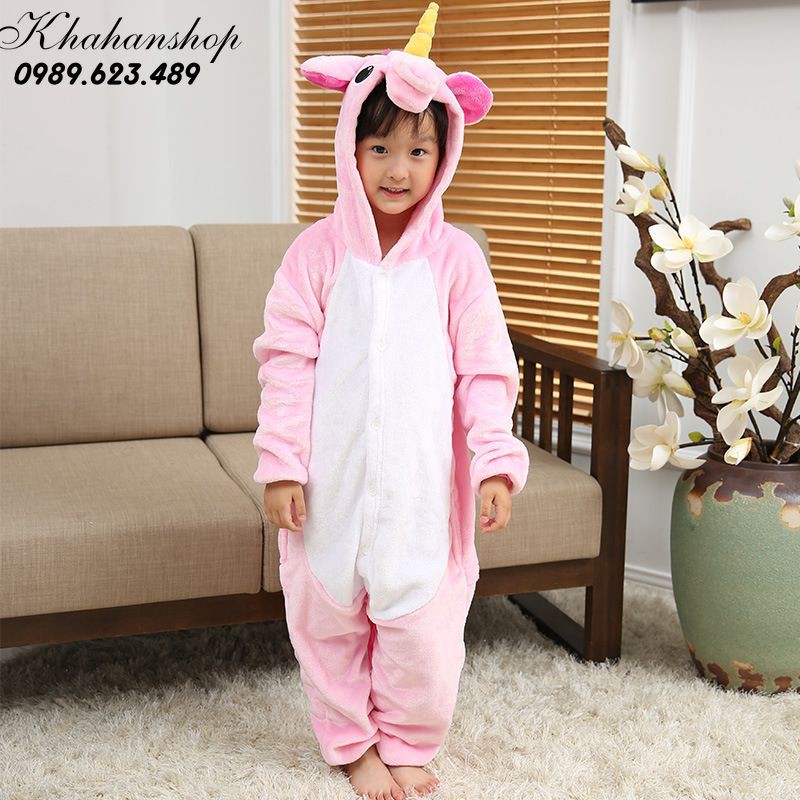 Đồ thú cosplay hình kì lân màu Hồng (Mua 2 bộ giảm 29K)