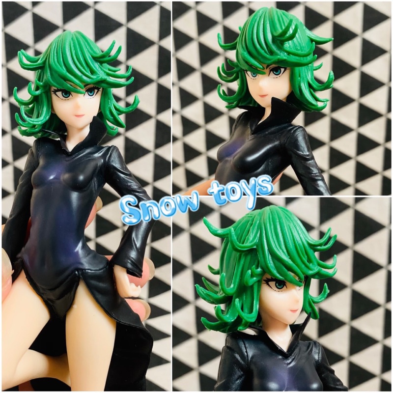 Mô hình One Punch Man - Saitama áo choàng hói mặt ngầu - Tatsumaki lốc xoáy kinh hoàng - Cao 21cm~23cm
