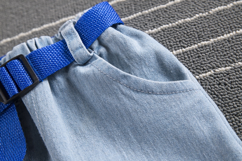 Set áo sơ mi tay dài phối quần jean thời trang dành cho bé trai