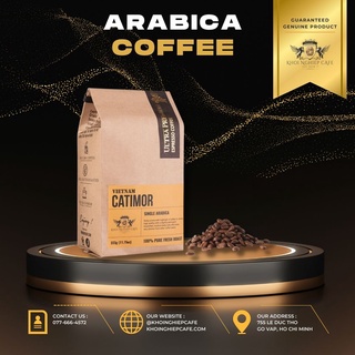 Cà phê 100% arabica catimor cầu đất đà lạt