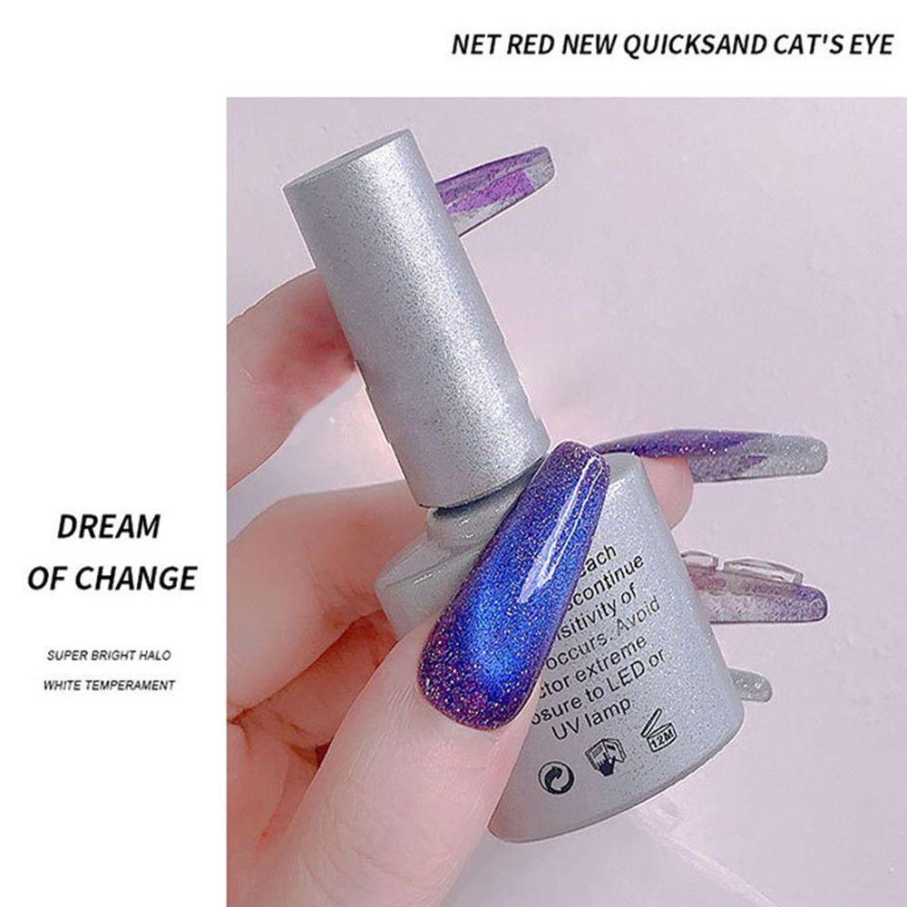 QQMALL Gel Sơn Móng Tay Mắt Mèo Nhiều Màu Lâu Trôi DIY