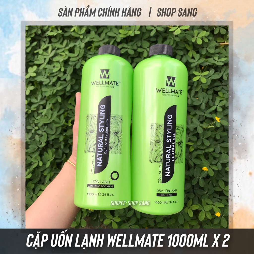 [1 CẶP 2 CHAI] Uốn lạnh wellmate 1000ML - Phụ liệu tóc