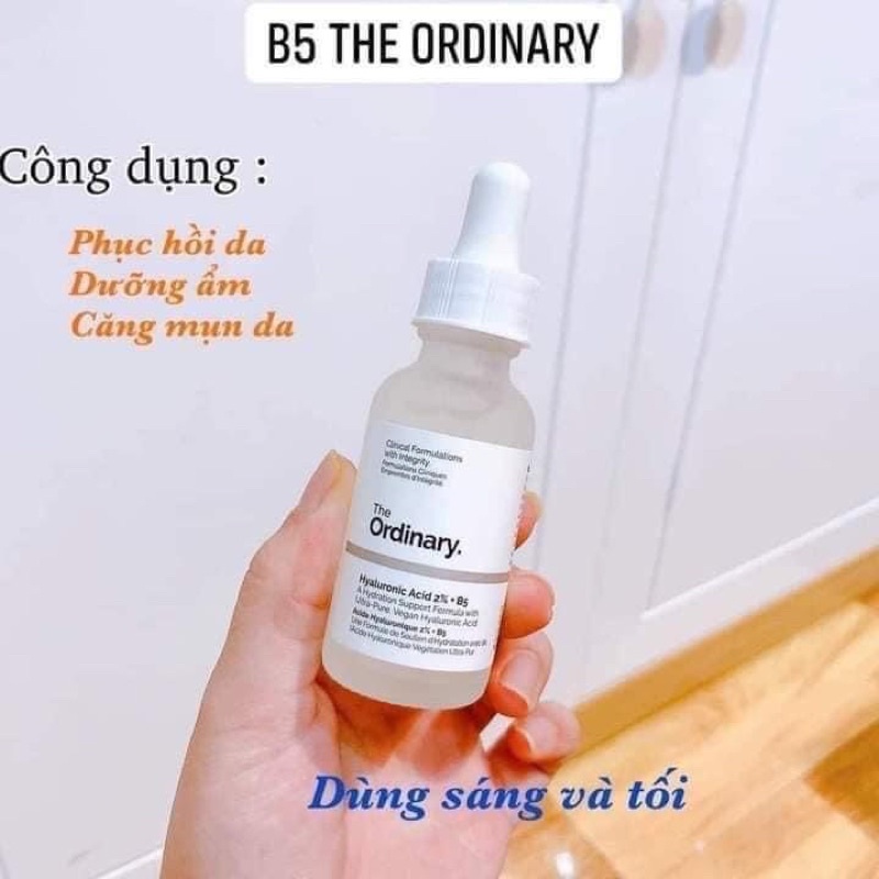 Tinh chất cấp nước phục hồi da Hyalunonic acid2%+ B5 The ordinary 30ml