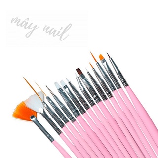 cọ vẽ móng sét 15 cây