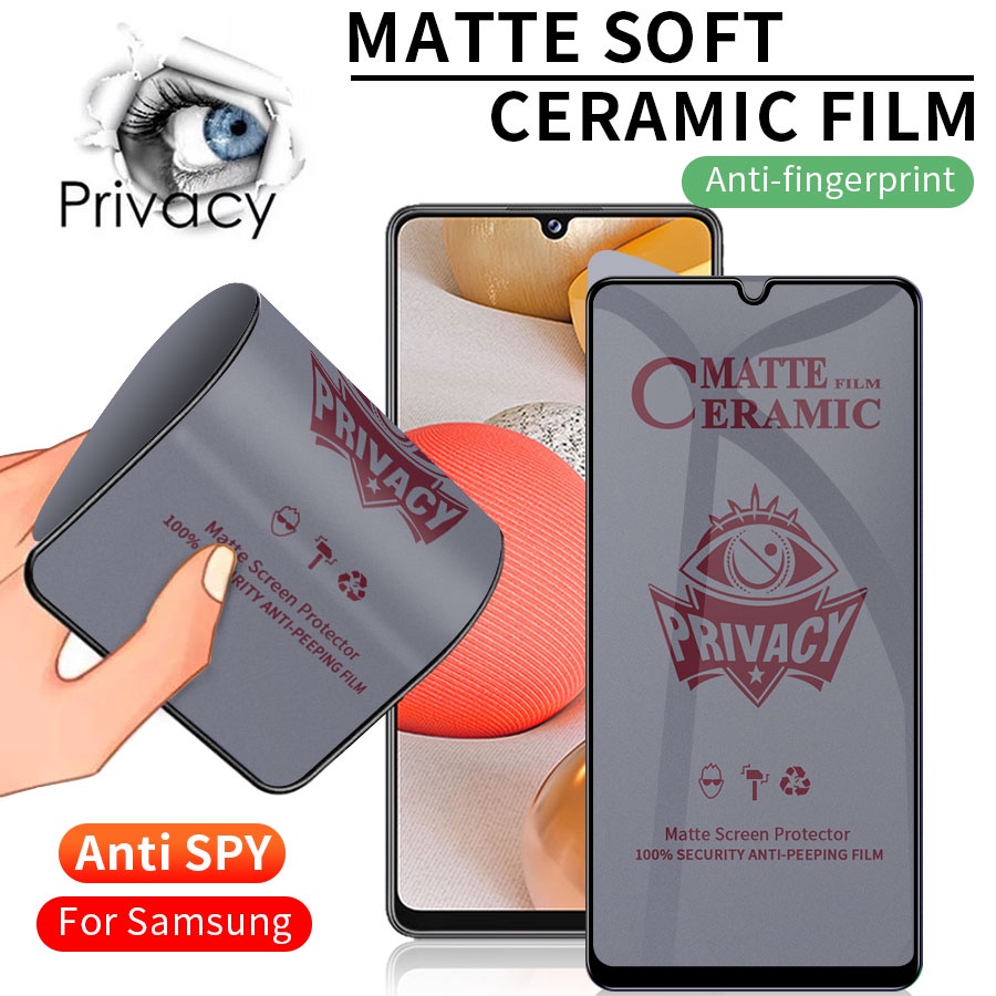 Mờ/matte Ốp Điện Thoại Kính Cường Lực Cho Samsung Galaxy A13 A14 A24 A34 A54 Note 10 Lite A32 A02s A23 A12 A11 M11 A21s A20s M02 A42 A03s A30s A31 A33 A20 A22 A10s A50s A51 A52 A52s A53 S20 fe A70 A71 A72 A73