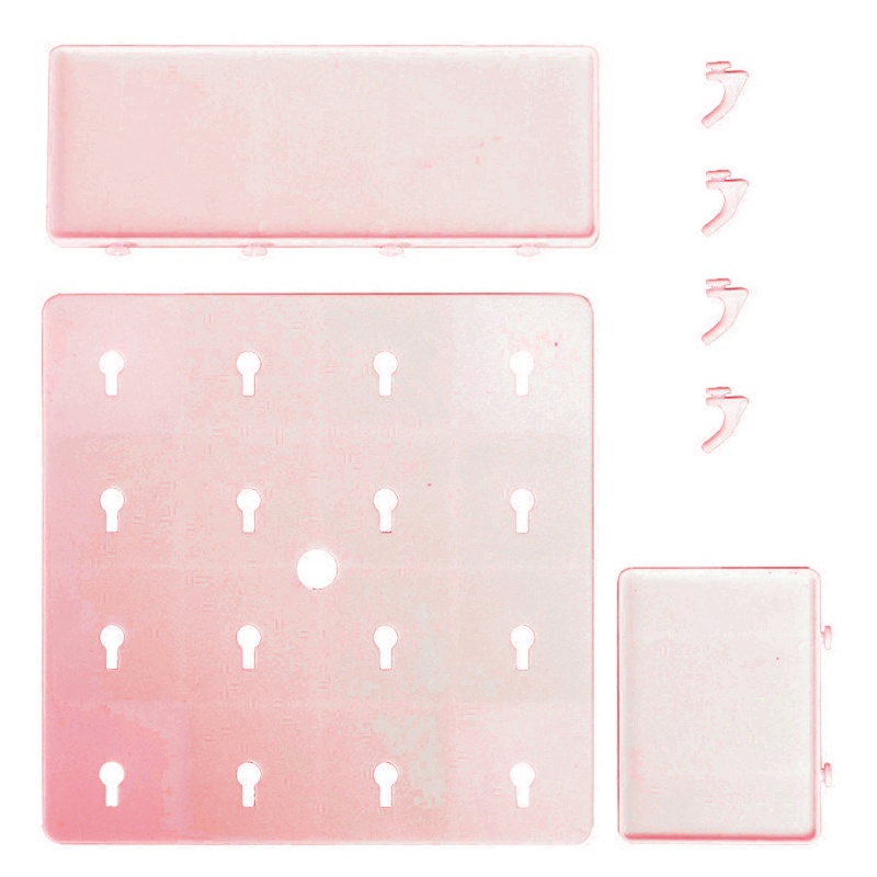 Giá Đỡ Nhựa Gắn Tường Có Móc Treo Đồ Dùng Tiện Dụng Cho Gia Đình