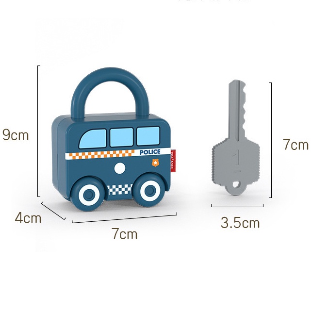 Đồ chơi ô tô kiêm ổ khóa mới nhất 2022