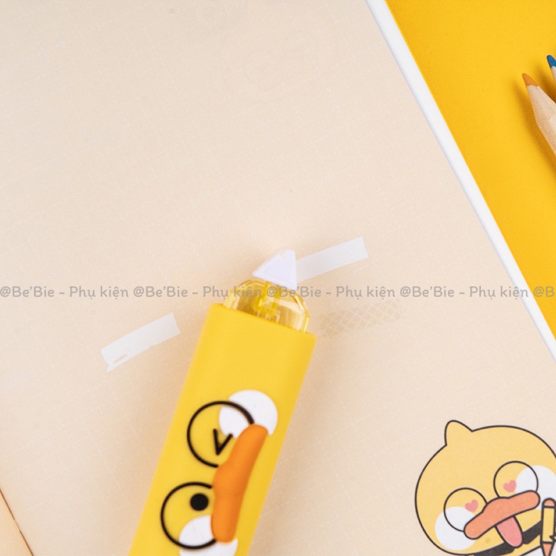 Bút xóa kéo 2 đầu in hình vịt dễ thương Nomo Duck BeBie - BP550