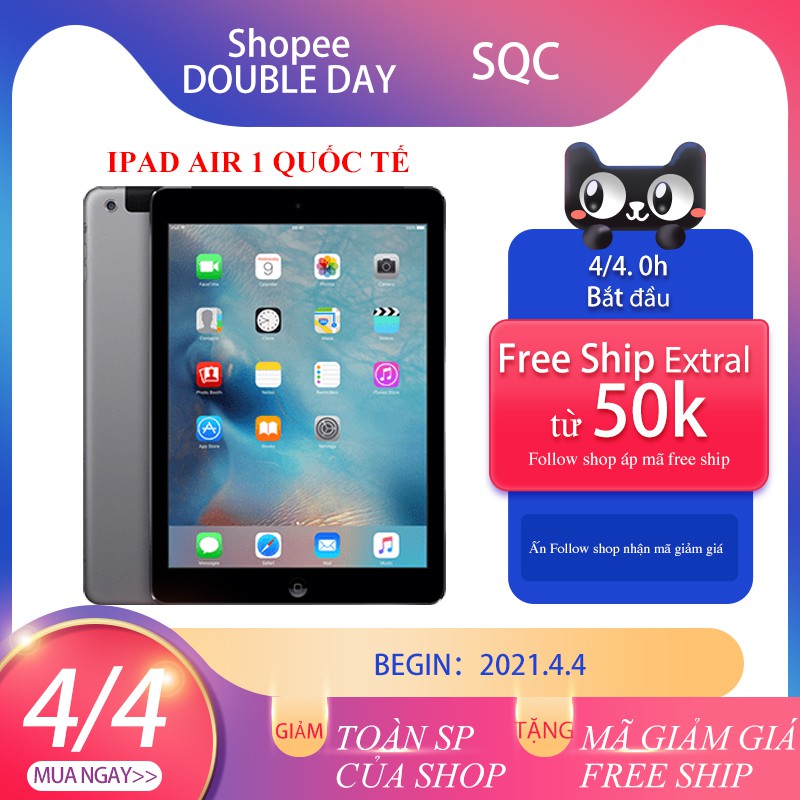 Máy tính bảng iPad AIR Chính hãng Quốc tế màn hình lơn 9.7 inch siêu sắc nét cấu hình mạnh bảo hành 12 tháng 1 đổi 1 tại | BigBuy360 - bigbuy360.vn
