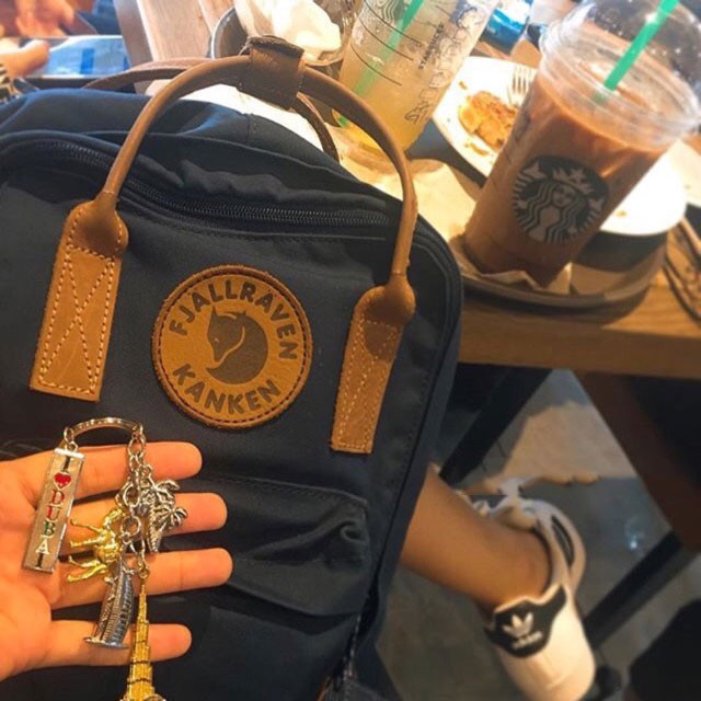 Balo nữ Kanken Mini No.2 Navy vải G1000 cao cấp bảo hành 2 năm