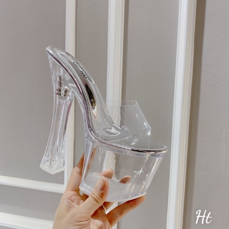 ❤️ Guốc mika gót trụ cao 18cm , hàng quảng châu full box