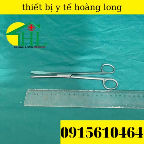 Kéo Y Tế Thẳng Hai Đầu Tù 20cm Parkistan - Kéo Cắt Thuốc 20cm