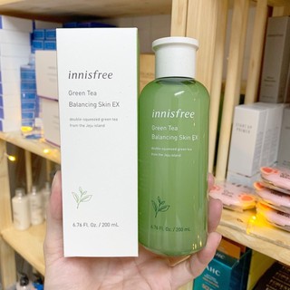 (Chính hãng) Nước cân bằng độ ẩm innisfree Green Tea Balancing Skin Ex 200ml