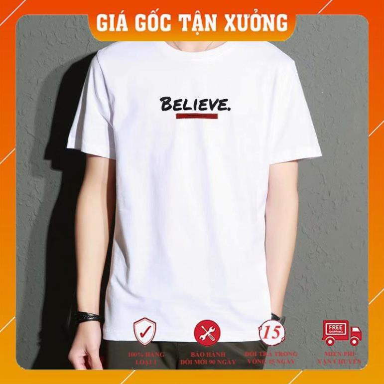 💟FreeShip💟 Áo Thun Nam Belive ngắn tay không cổ BELIEVE | BigBuy360 - bigbuy360.vn