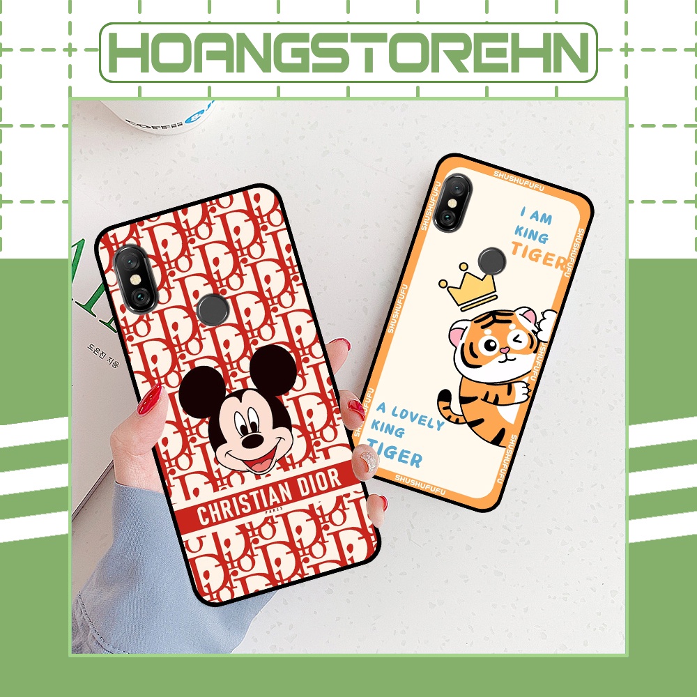 Ốp Xiaomi Redmi Note 5 / Note 5 Pro / Note 6 Pro in hình mickey, hổ, kingtiger siêu rẻ T19 - T24