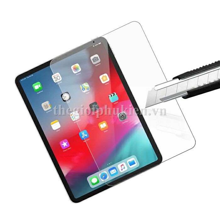 Dán kính cường lực iPad New 2018 11 inch chống vỡ, chống xước hiệu Glass Pro