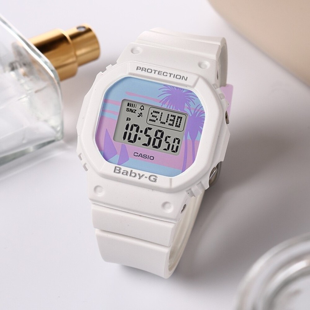 Đồng hồ nữ dây nhựa Casio Baby-G chính hãng Anh Khuê BGD-560BC-7DR