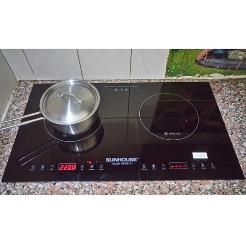 Bếp điện từ đôi Sunhouse SHB9101