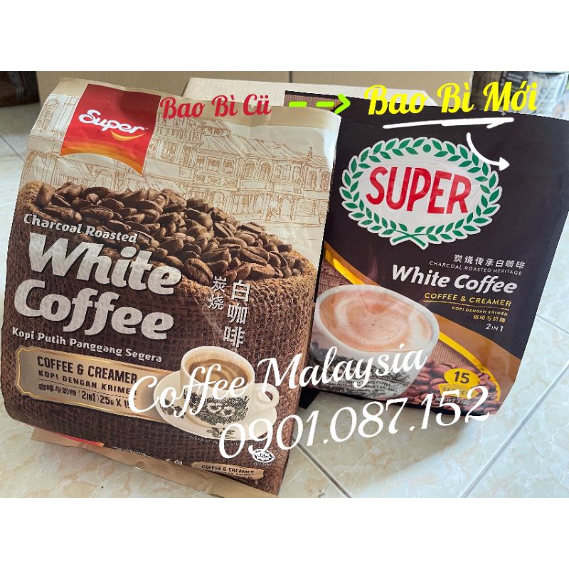 Cà phê trắng Super White Coffee - creamer (không đường)