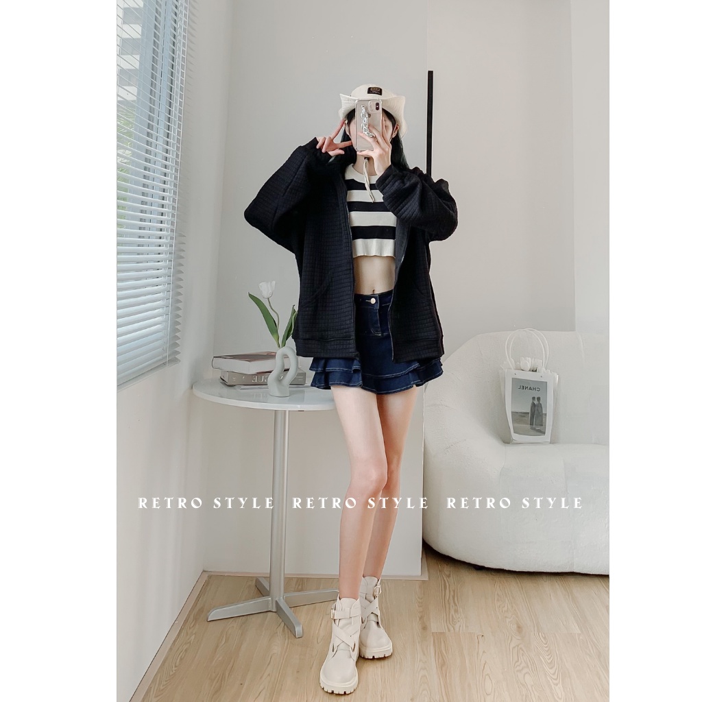 Áo khoác nỉ bông dày họa tiết nổi mã Aokhoacnixop132_P11K8