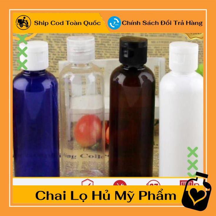[TOP GIÁ RẺ] Chai lọ nhựa pet nắp bật [100ml,50ml,30ml,20ml] chiết mỹ phẩm, dầu gội, sữa tắm ,Xưởng Chai Lọ