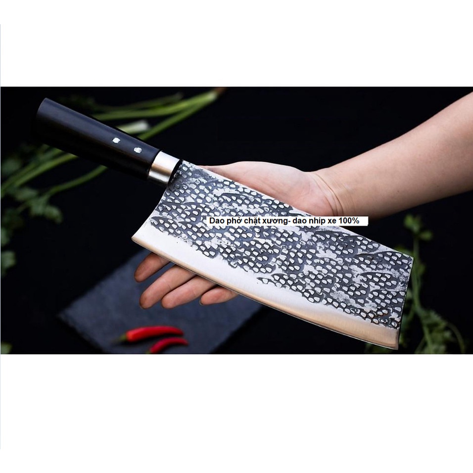 Dao Phúc Sen Dao chặt xương 05 cán mun