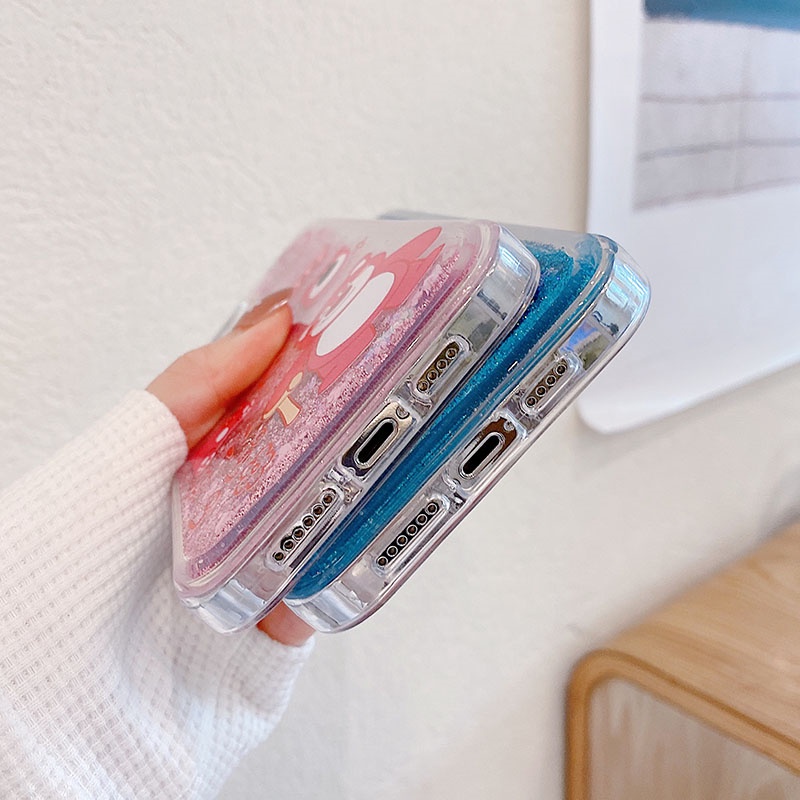 Ốp Điện Thoại Silicon Dẻo Họa Tiết Doremon/ Gấu/ Dâu Tây Dễ Thương Cho iPhone 11 12 13 Pro Max Mini XR X XS 6 7 8 Plus SE 2020