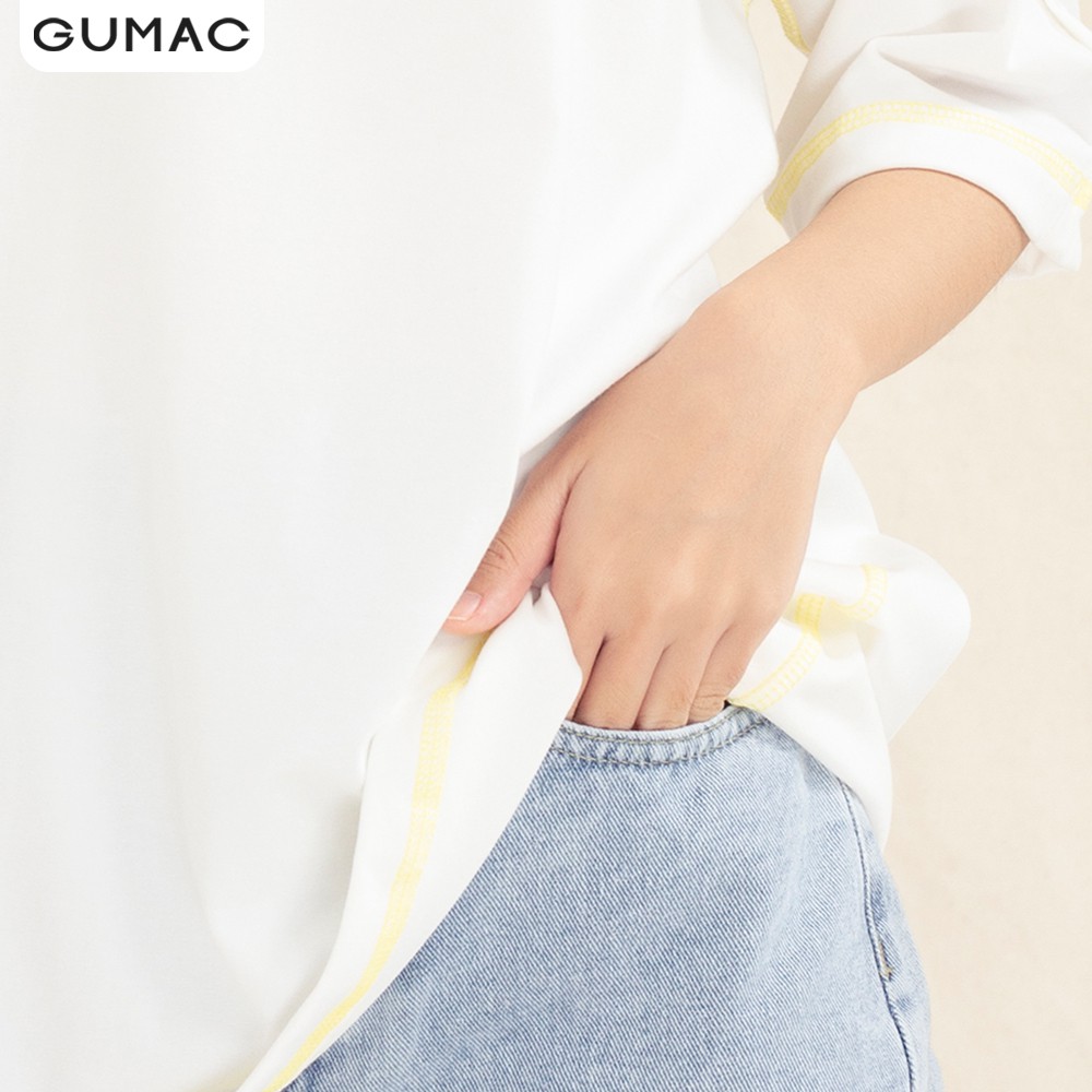 Áo thun nữ chạy chỉ in Gumac ATA1037 GUMAC | BigBuy360 - bigbuy360.vn