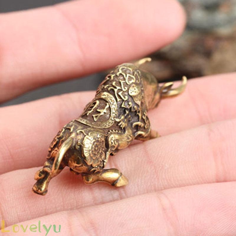 Tượng Đấu Bò Bằng Đồng Trang Trí Bàn Làm Việc