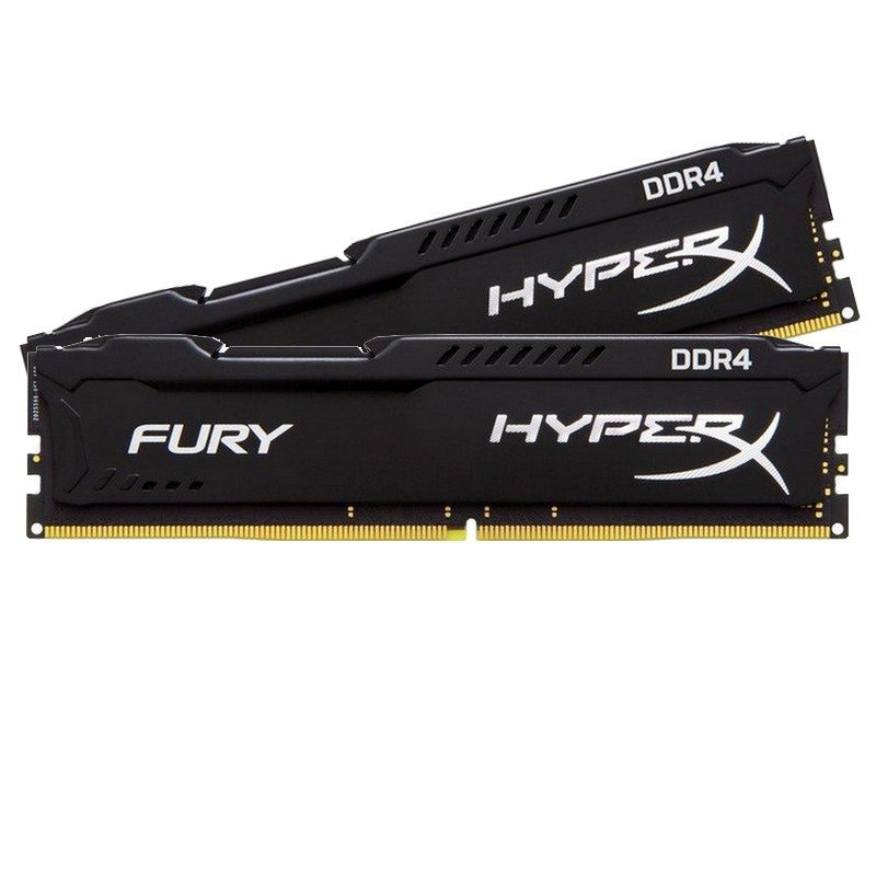  [Kho phụ kiện]Ram PC Kingston HyperX Fury Black 8GB Bus 2400 DDR4 new bảo hành 36 tháng 