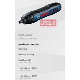 Bosch Go 2 (2 mũi vít  chính hãng )