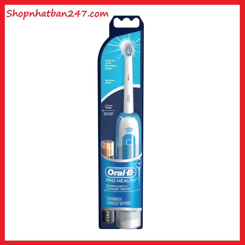 Bàn chải đánh răng chạy pin Oral-B Braun - Chính hãng Nhật Bản - 100% Authentic