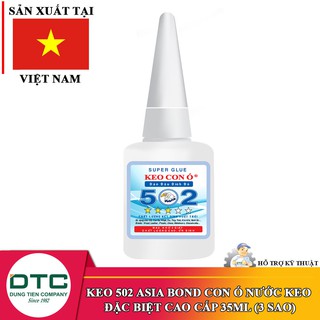 Keo 502 Asia Bond con ó nước keo đặc biệt cao cấp 35ml (3 sao)