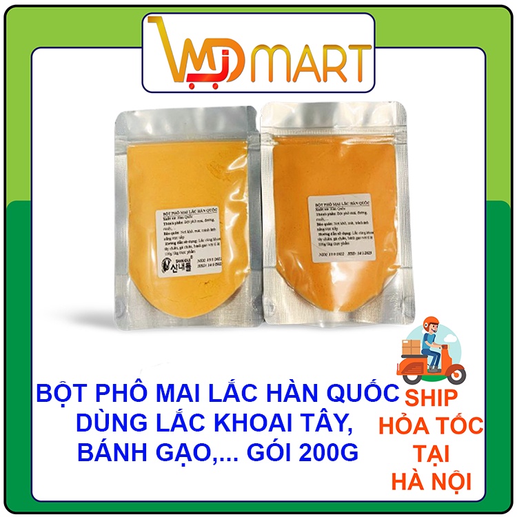 Bột phô mai lắc Hàn quốc gói 200g