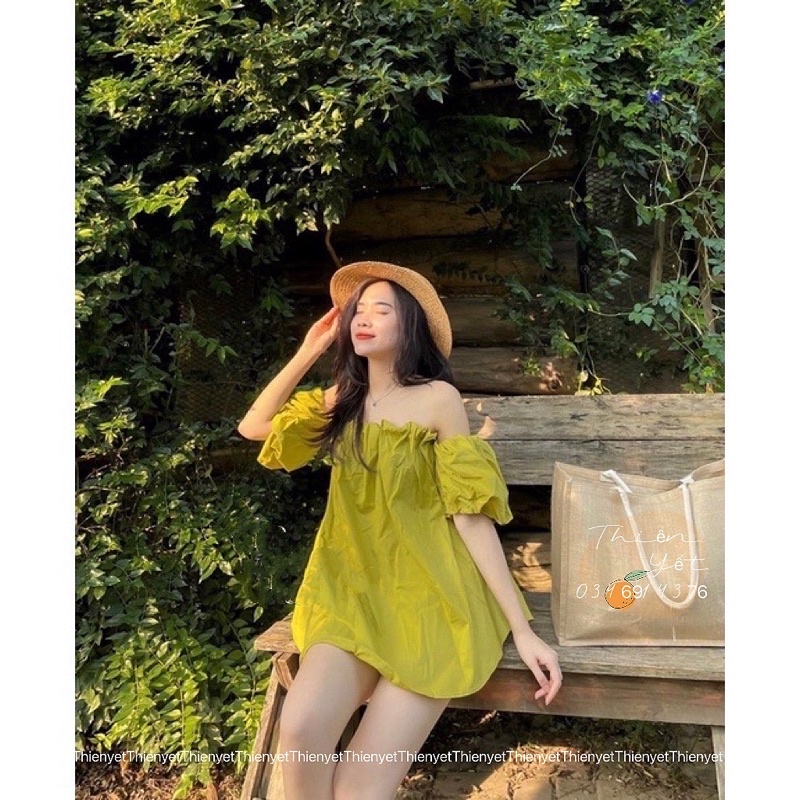 ÁO THÔ TRỄ VAI TAY BỒNG”MIMI” siêu xinh - Thiên Yết QTA01