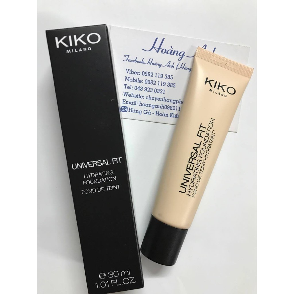 KEM NỀN DƯỠNG ẨM KIKO UNIVERSAL FIT HYDRATING FOUNDATION