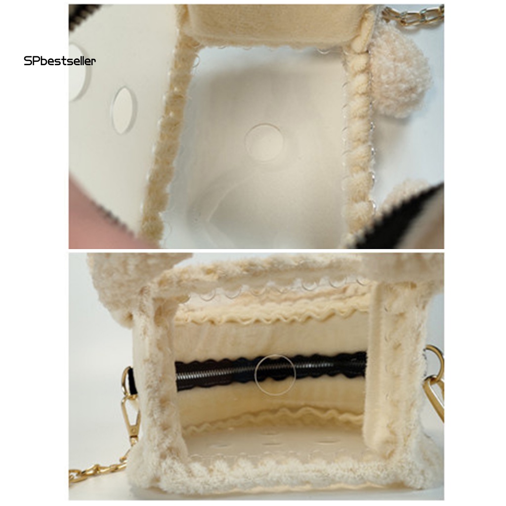 Túi Đeo Vai Trong Suốt Tiện Dụng Mang Theo Du Lịch Cho Chuột Hamster/ Chinchilla