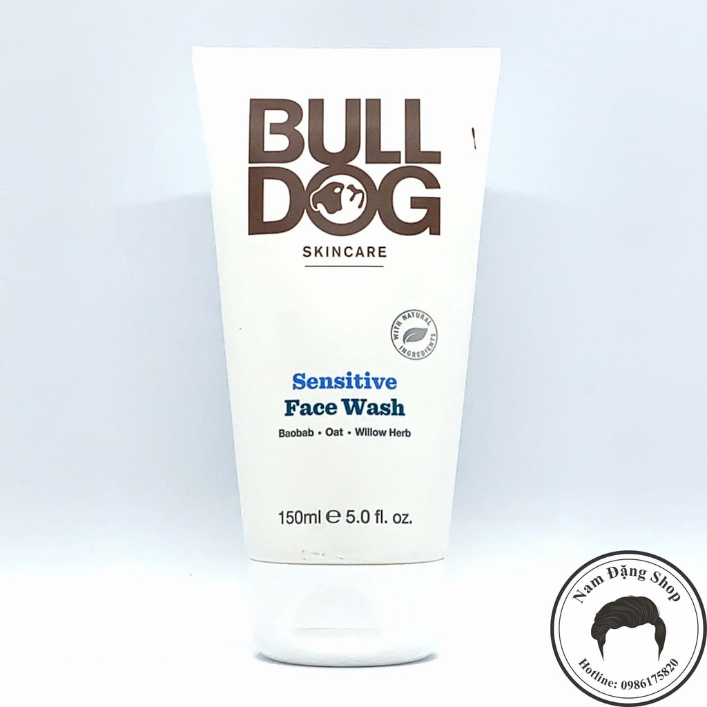 Sữa Rửa Mặt cho nam da nhạy cảm Bulldog Bulldog Sensitive Face Wash 150ml 21