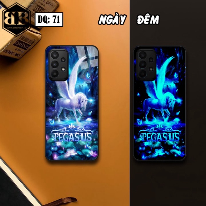 Ốp lưng kính Dạ Quang Samsung Galaxy A23 phát sáng trong đêm đẹp mê li